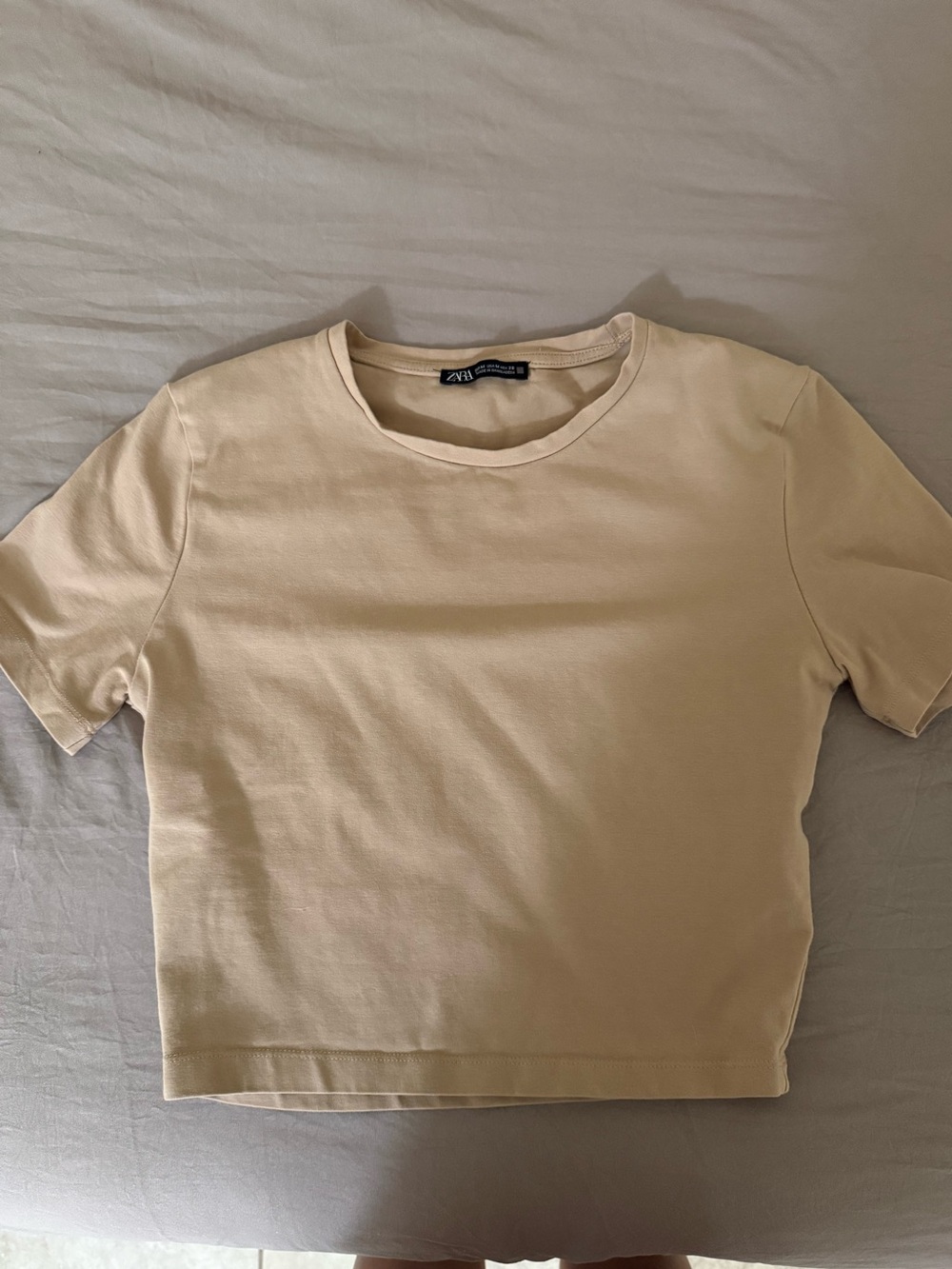 Zara crop t shirt